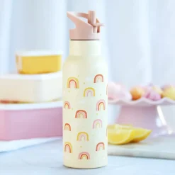Waterflessen|Thermosflessen>A Little Lovely Company Alex Water Bottle XL rainbows