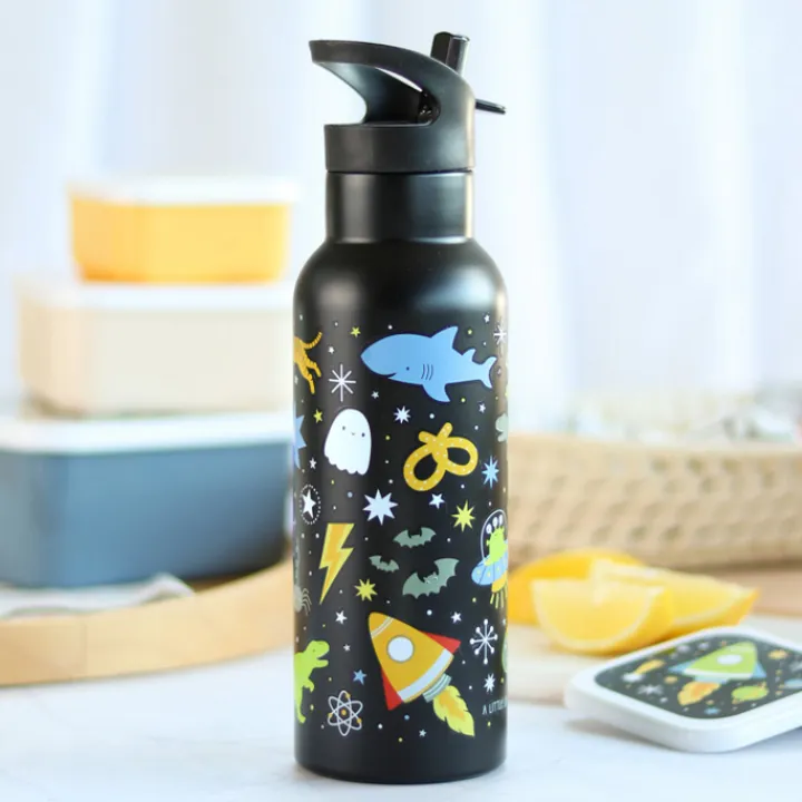 Waterflessen|Thermosflessen>A Little Lovely Company Alex Water Bottle XL galaxy