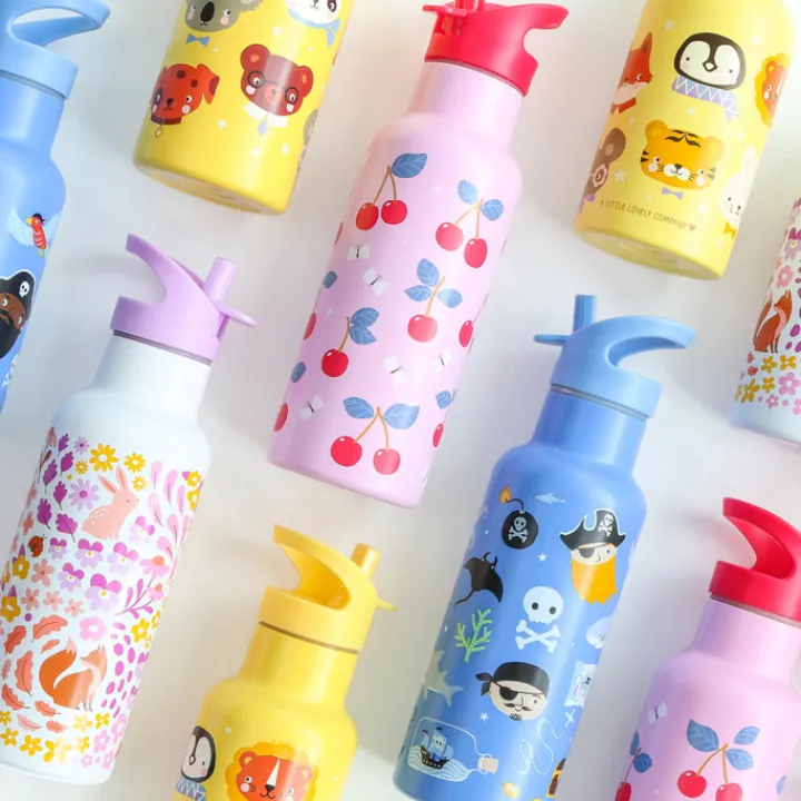 Waterflessen|Thermosflessen>A Little Lovely Company Alex Water Bottle XL pirates