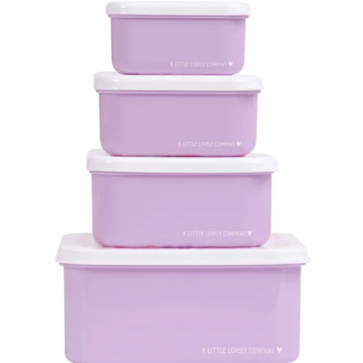 Lunchboxen>A Little Lovely Company Charlie Lunch & Snack Box flower garden