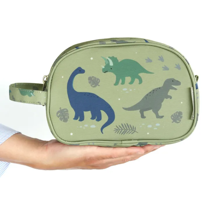 Toilettassen>A Little Lovely Company Jules Toiletry Bag dinosaurs