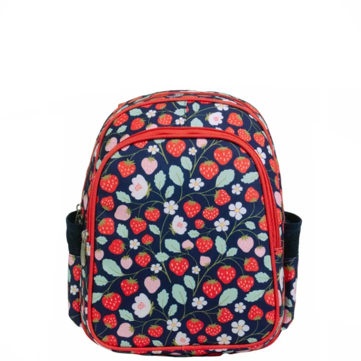Peuter Rugzakken|Kinderrugzakken>A Little Lovely Company Noa Backpack strawberries