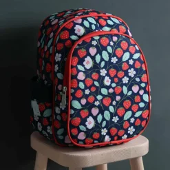 Peuter Rugzakken|Kinderrugzakken>A Little Lovely Company Noa Backpack strawberries