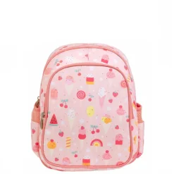 Peuter Rugzakken|Kinderrugzakken>A Little Lovely Company Noa Backpack ice-cream