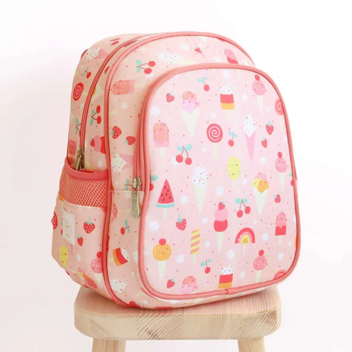 Peuter Rugzakken|Kinderrugzakken>A Little Lovely Company Noa Backpack ice-cream
