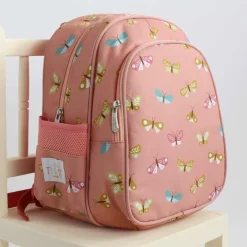 Peuter Rugzakken|Kinderrugzakken>A Little Lovely Company Noa Backpack butterflies