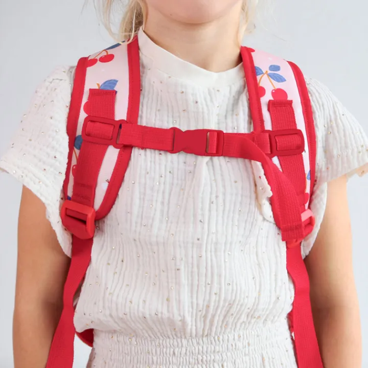 Peuter Rugzakken|Kinderrugzakken>A Little Lovely Company Noa Backpack cherries