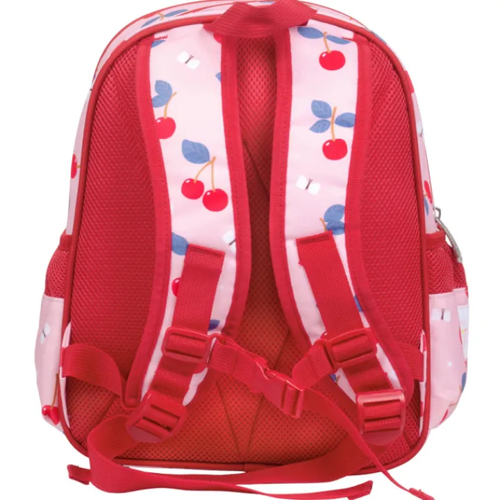 Peuter Rugzakken|Kinderrugzakken>A Little Lovely Company Noa Backpack cherries
