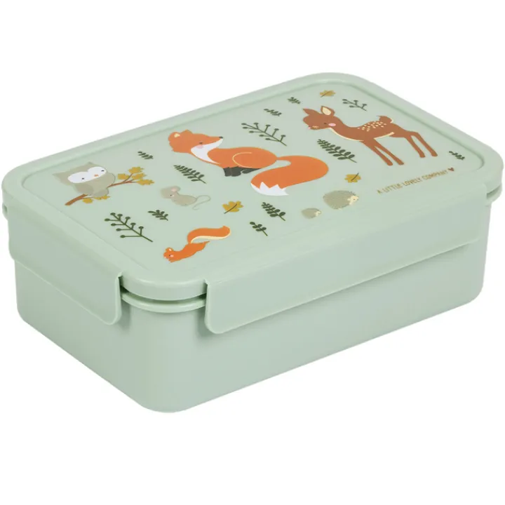 Lunchboxen>A Little Lovely Company Robin Bento Lunchbox forest friends