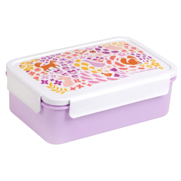 Lunchboxen>A Little Lovely Company Robin Bento Lunchbox flower garden