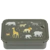 Lunchboxen>A Little Lovely Company Robin Bento Lunchbox savanna