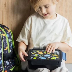 Lunchboxen>A Little Lovely Company Robin Bento Lunchbox galaxy