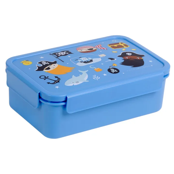 Lunchboxen>A Little Lovely Company Robin Bento Lunchbox pirates