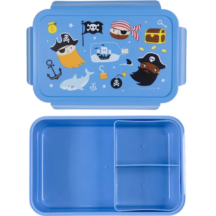 Lunchboxen>A Little Lovely Company Robin Bento Lunchbox pirates