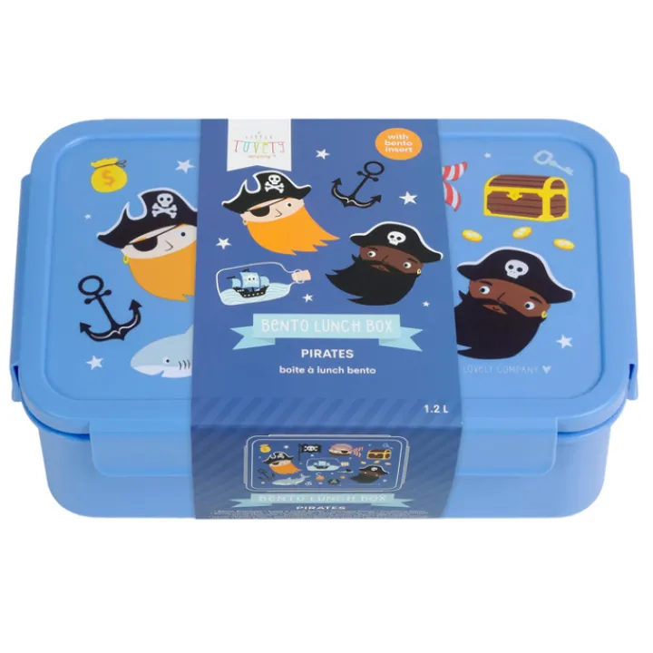 Lunchboxen>A Little Lovely Company Robin Bento Lunchbox pirates