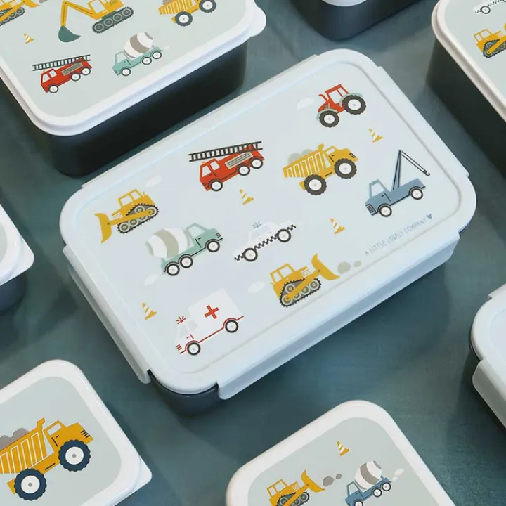 Lunchboxen>A Little Lovely Company Robin Bento Lunchbox vehicles