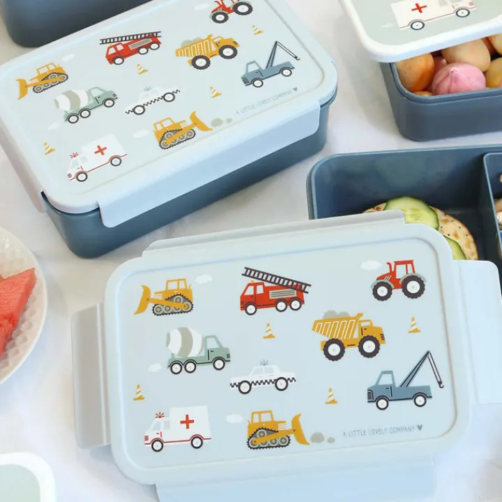 Lunchboxen>A Little Lovely Company Robin Bento Lunchbox vehicles