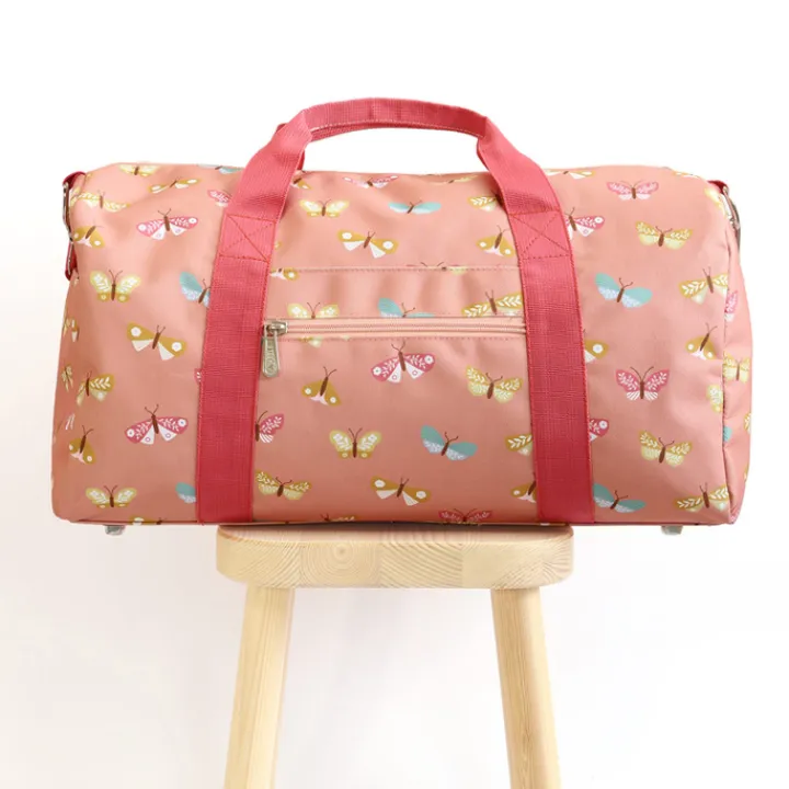 Kleine Reistassen|Handbagage Reistassen>A Little Lovely Company Sam Weekendbag butterflies
