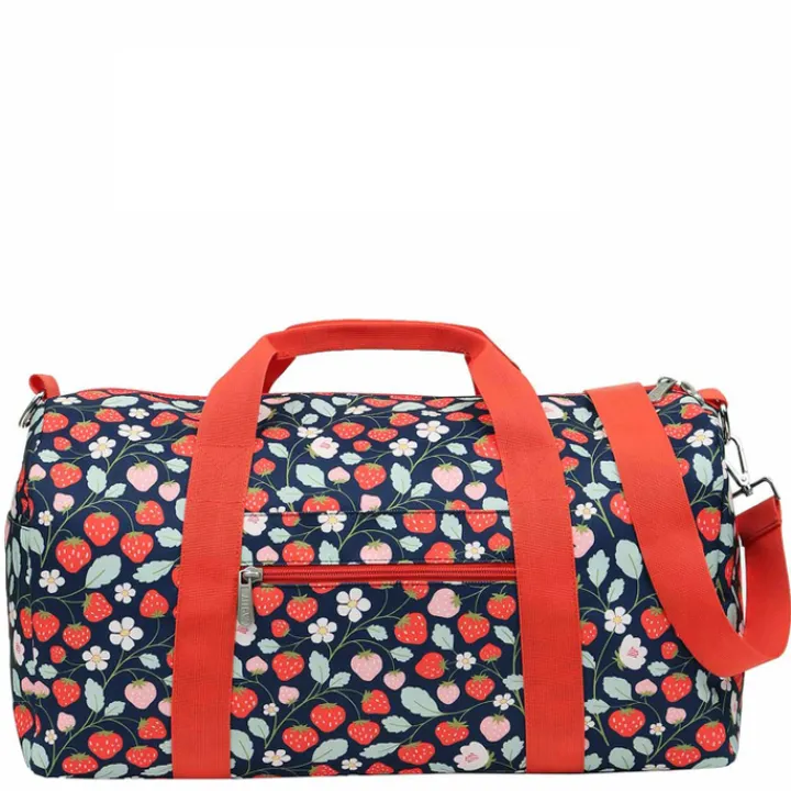 Kleine Reistassen|Handbagage Reistassen>A Little Lovely Company Sam Weekendbag strawberries