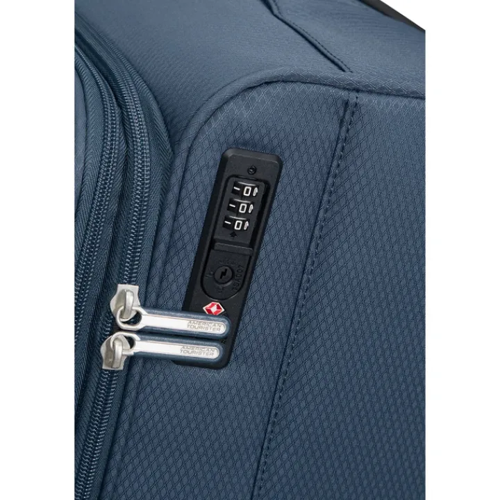 Transavia Trolleys|Handbagage Trolleys>American Tourister Aerospin Spinner S Exp indigo