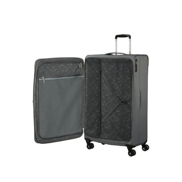 Reistrolleys|Reiskoffers>American Tourister Aerospin Spinner L Exp stone basalt