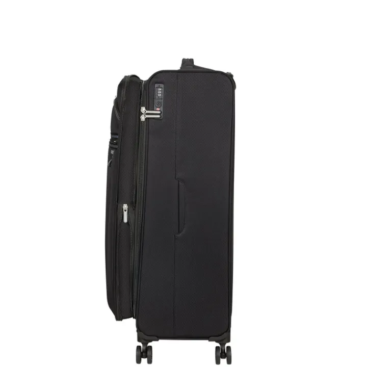 Reistrolleys|Reiskoffers>American Tourister Aerospin Spinner L Exp black