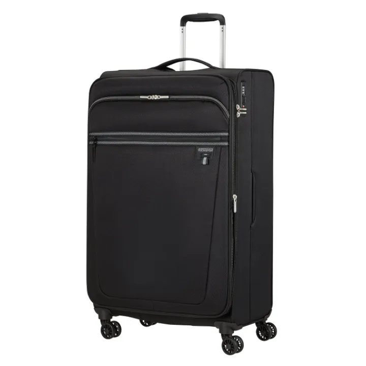 Reistrolleys|Reiskoffers>American Tourister Aerospin Spinner L Exp black