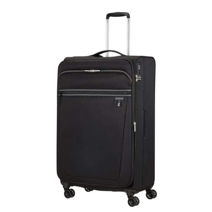 Reistrolleys|Reiskoffers>American Tourister Aerospin Spinner L Exp black