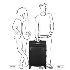 Reistrolleys|Reiskoffers>American Tourister Aerospin Spinner L Exp indigo