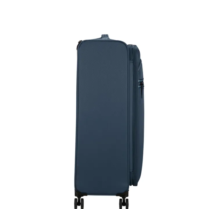 Reistrolleys|Reiskoffers>American Tourister Aerospin Spinner L Exp indigo