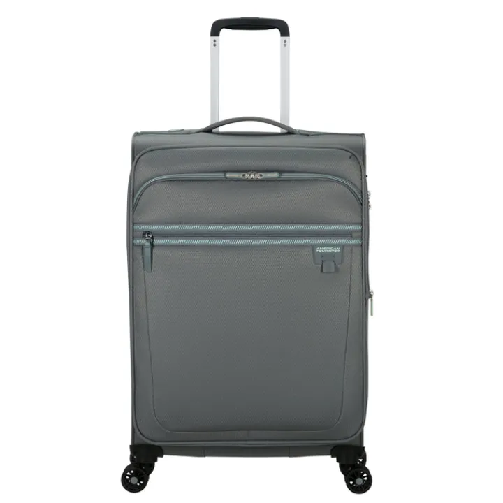 Reistrolleys|Reiskoffers>American Tourister Aerospin Spinner M Exp stone basalt