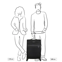 Reistrolleys|Reiskoffers>American Tourister Aerospin Spinner M Exp stone basalt