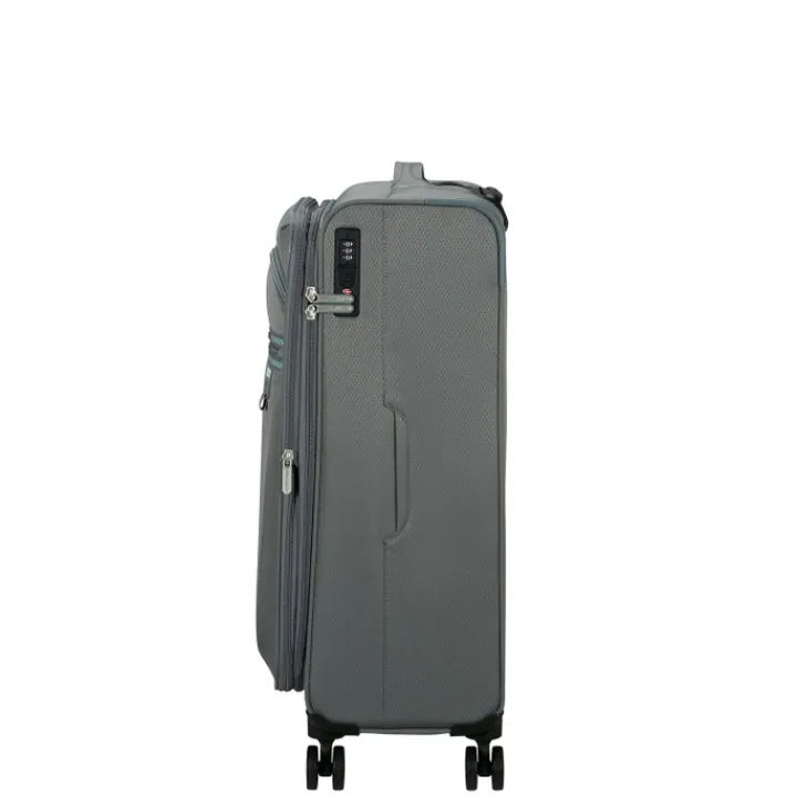 Reistrolleys|Reiskoffers>American Tourister Aerospin Spinner M Exp stone basalt