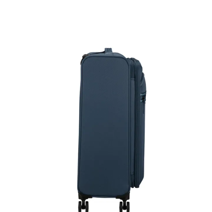 Reistrolleys|Reiskoffers>American Tourister Aerospin Spinner M Exp indigo