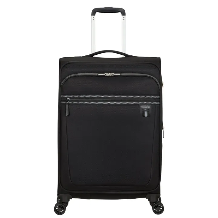 Reistrolleys|Reiskoffers>American Tourister Aerospin Spinner M Exp black