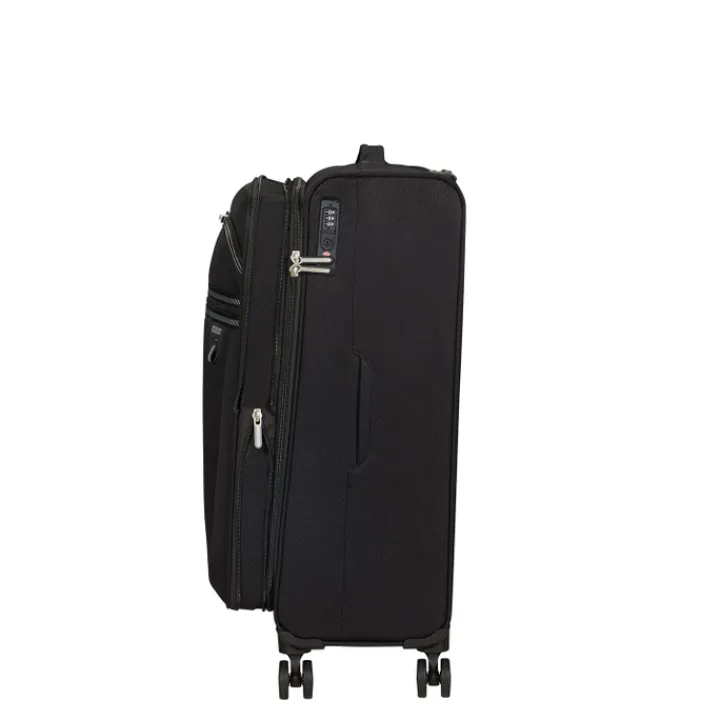 Reistrolleys|Reiskoffers>American Tourister Aerospin Spinner M Exp black