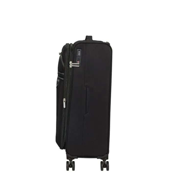 Reistrolleys|Reiskoffers>American Tourister Aerospin Spinner M Exp black