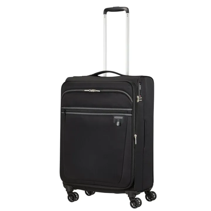 Reistrolleys|Reiskoffers>American Tourister Aerospin Spinner M Exp black