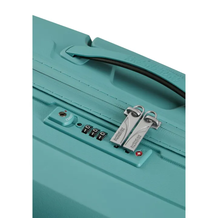 Reistrolleys|Reiskoffers>American Tourister Airconic Spinner 67/24 TSA dusty turquoise