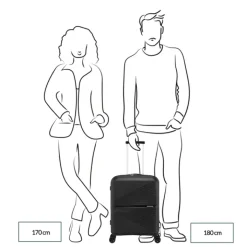 Transavia Trolleys|Ryanair Trolleys>American Tourister Airconic Spinner 55/20 TSA stormy lilac