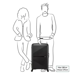 Reistrolleys|Reiskoffers>American Tourister Airconic Spinner 77 mango orange