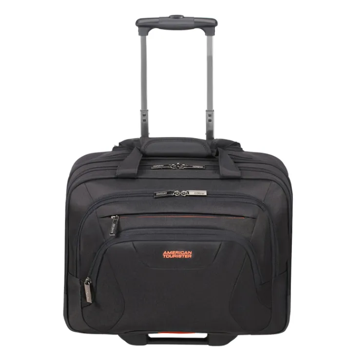 Handbagage Trolleys|Laptop Trolleys>American Tourister At Work Rolling Tote 15.6" black/orange