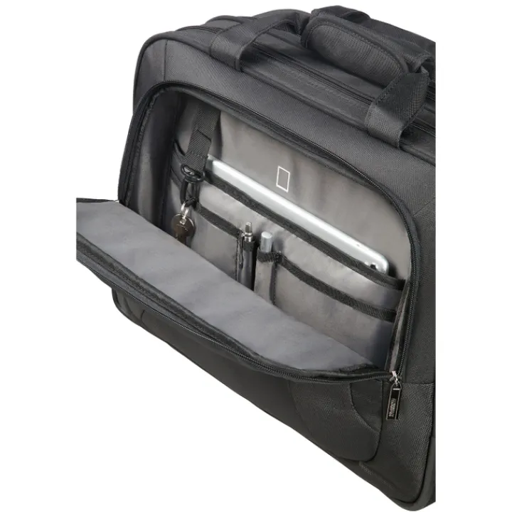 Handbagage Trolleys|Laptop Trolleys>American Tourister At Work Rolling Tote 15.6" black/orange