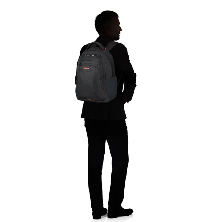 15.6 Inch Laptoptassen|Laptop Rugzakken>American Tourister At Work Laptop Backpack 15.6" black/orange