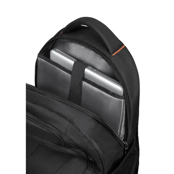 15.6 Inch Laptoptassen|Laptop Rugzakken>American Tourister At Work Laptop Backpack 15.6" black/orange