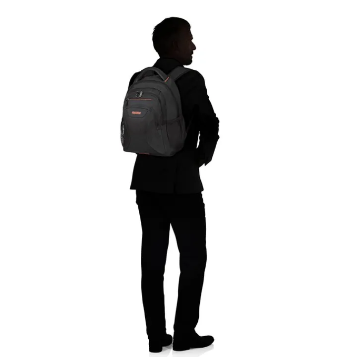 Laptop Rugzakken|Laptop Rugzak>American Tourister At Work Laptop Backpack 13.3"-14.1" black/orange