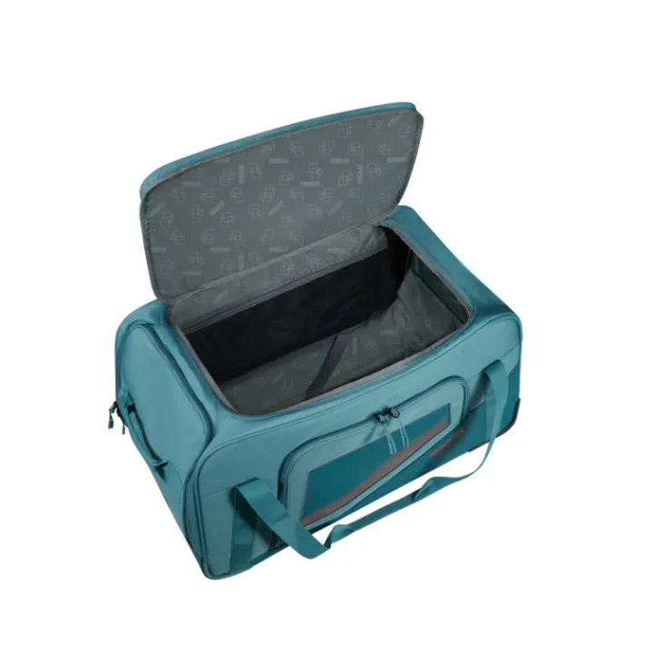 Grote Reistassen|Heren Reistassen>American Tourister City Racer Duffle/Wheels M petrol