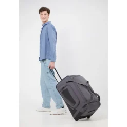 Grote Reistassen|Heren Reistassen>American Tourister City Racer  Duffle/Wheels M black