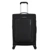 Reistrolleys|Reiskoffers>American Tourister Cloudrider  Spinner M Expandable TSA jet black