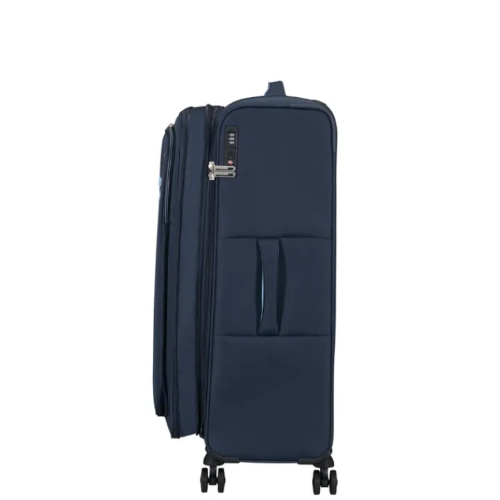 Reistrolleys|Reiskoffers>American Tourister Cloudrider Spinner L Expandable TSA sky navy